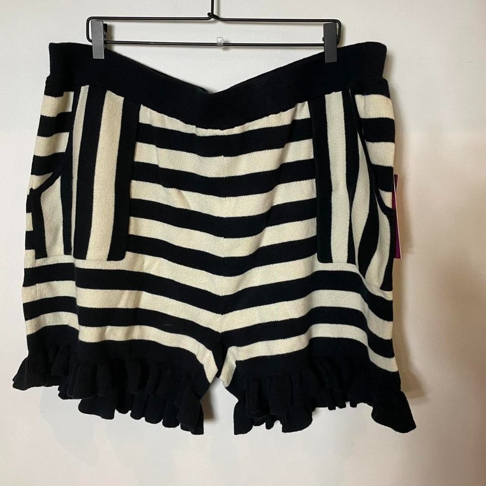 victor glemaud knit striped shorts